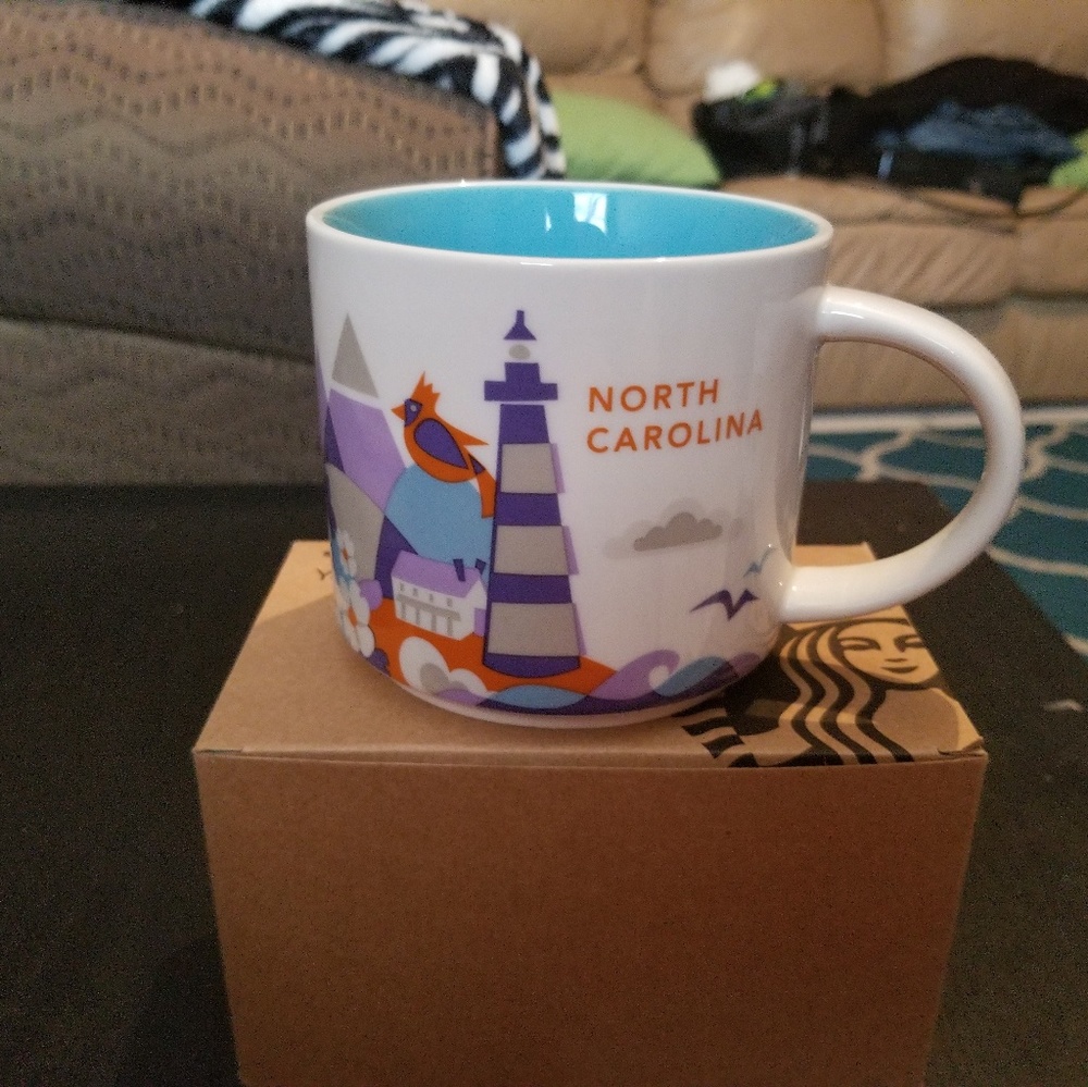 North Carolina Starbucks 'you are here' mug